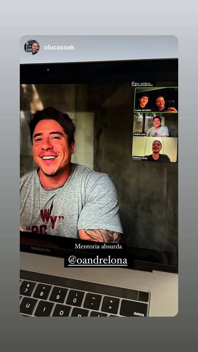 Pedro dos Anjos com André Lona